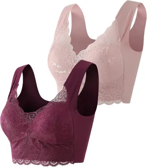 36 C Lace Bra Plus Size Women Underwear Bralette Crop Top Sexy Female Large Push Brassiere for