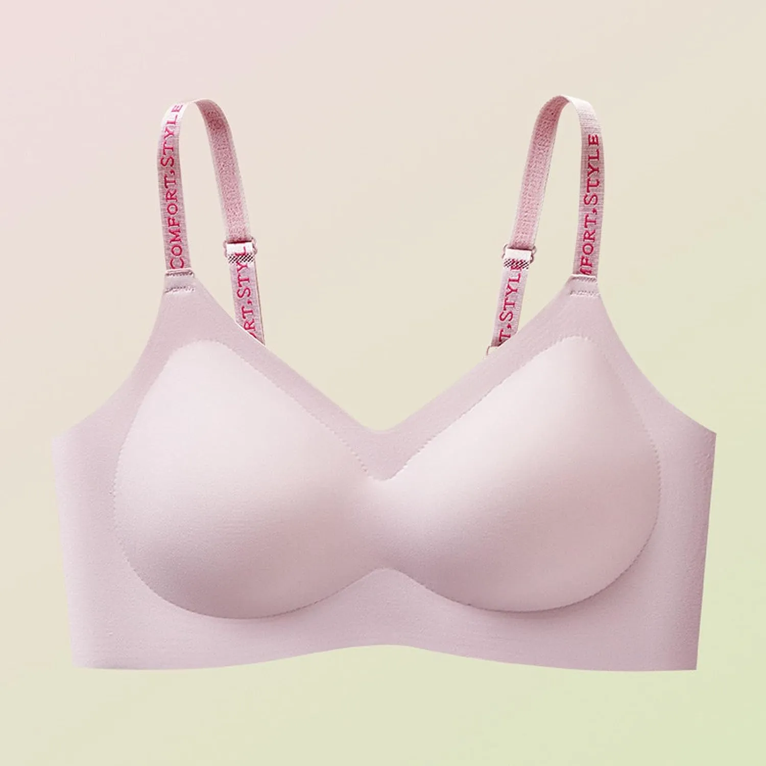 Athletic Bra Wireless Seamless Bras Soft Support Push Up Full Coverage No Underwire Everyday T Shirt Womens
