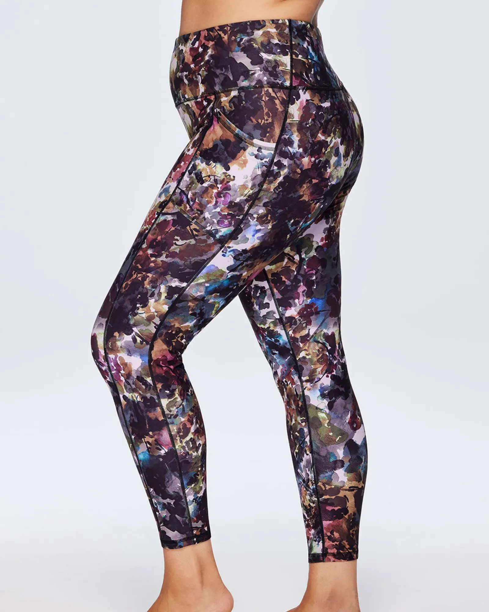 Botanical Floral Legging With Pockets | Multi