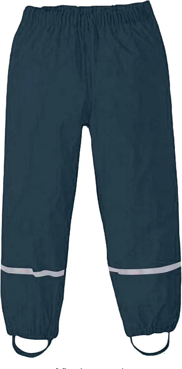 Boys Girls Waterproof Rain Pants Unisex Kids Rain Pants Children Rainwear Waterproof and Windproof 1-12 Years
