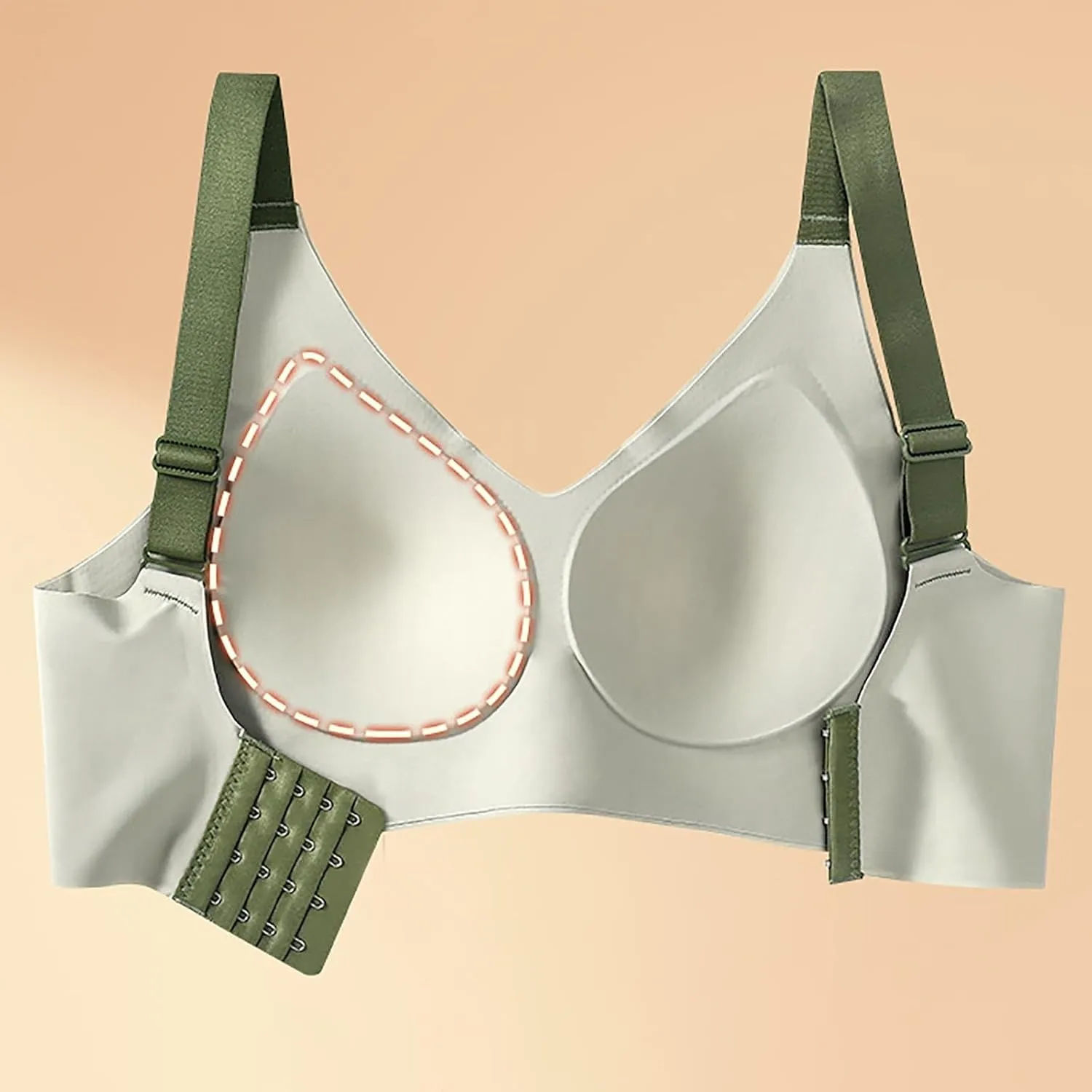 Bra Pack Wireless with Seamless Smooth Comfort Wirefree T Shirt Sports Bras for Women Support