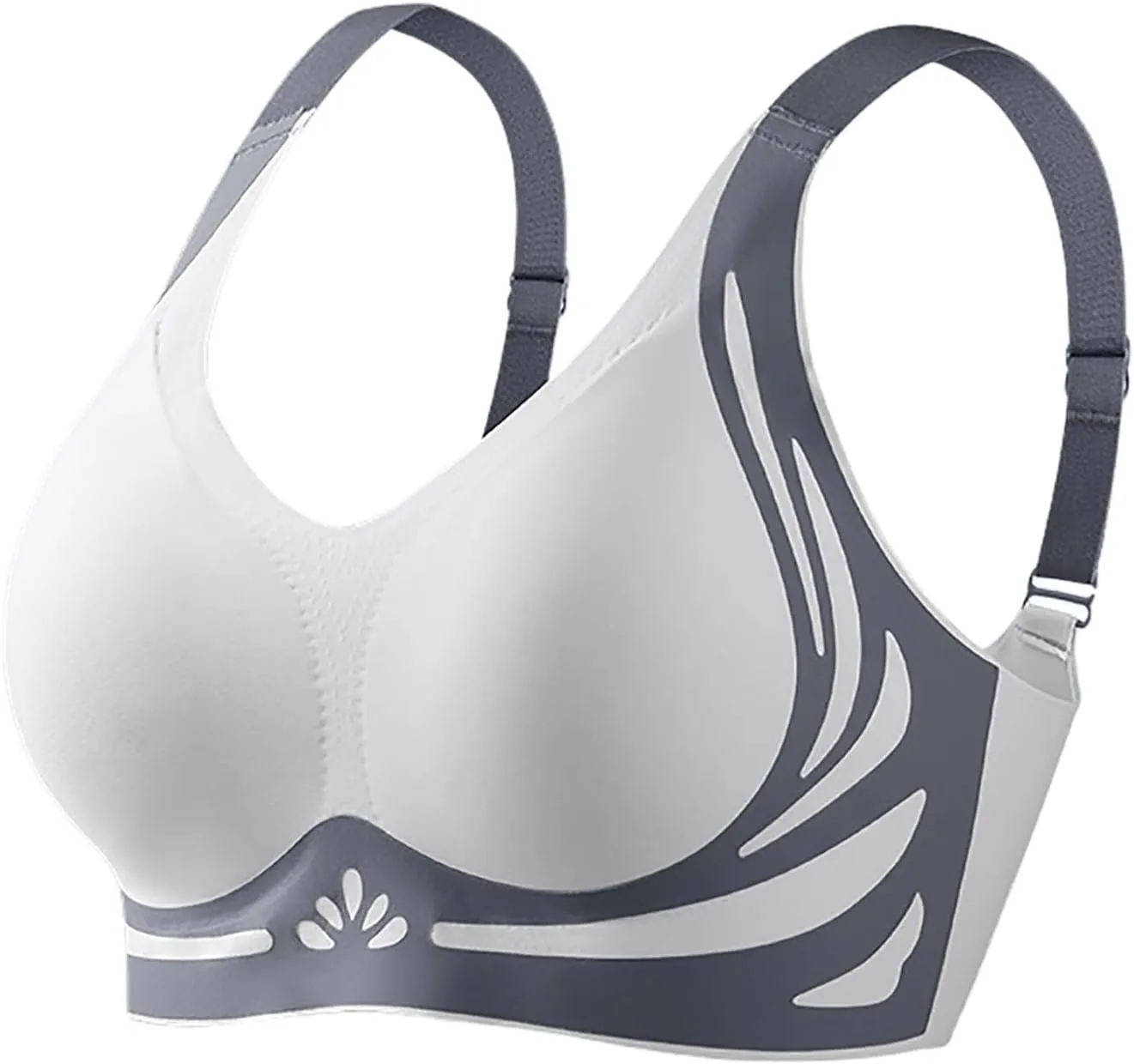 Bra Pack Wireless with Seamless Smooth Comfort Wirefree T Shirt Sports Bras for Women Support