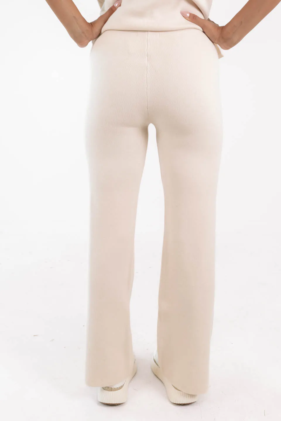 Cozy Chic Lounge Pants - Cream