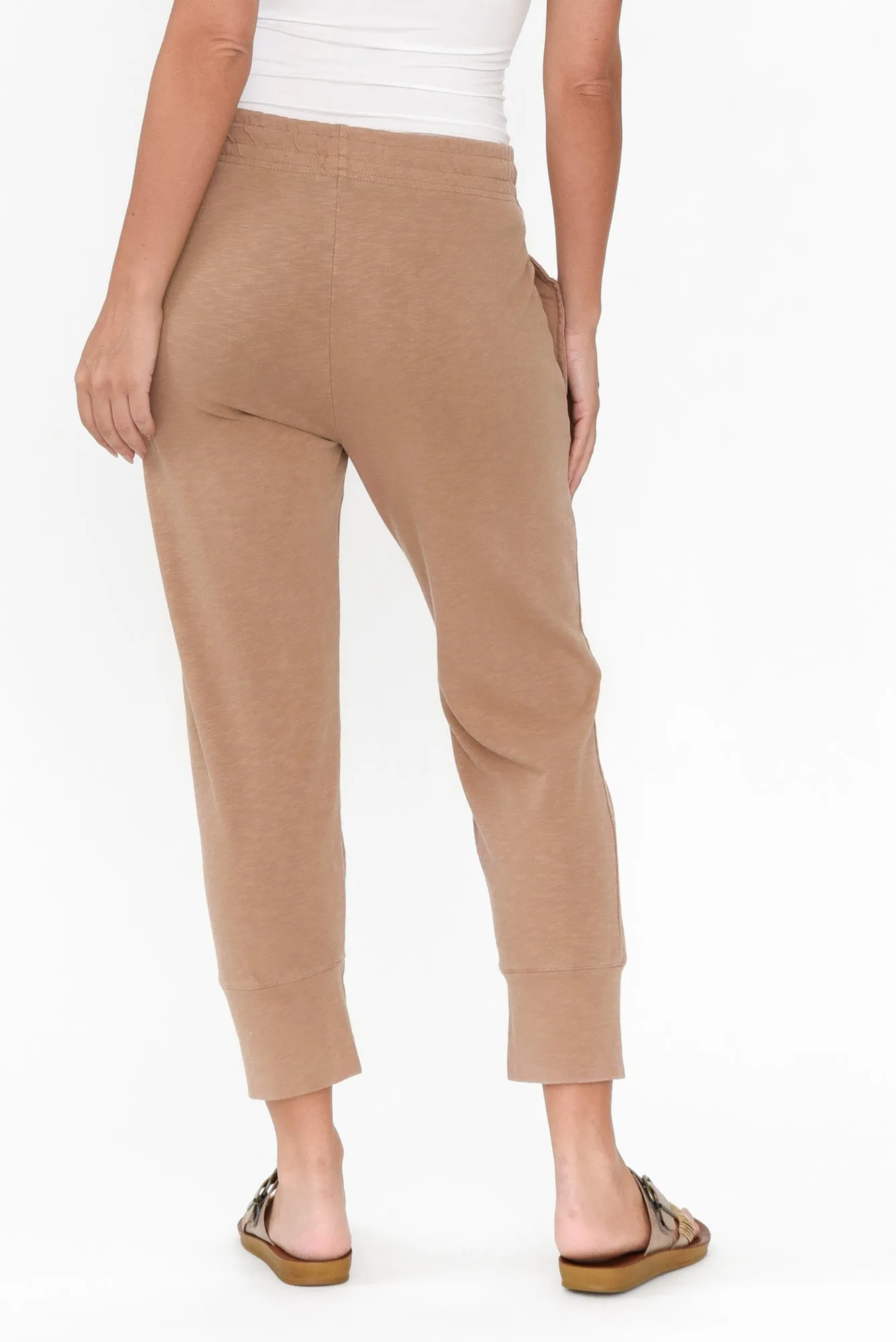 Fundamental Brunch Mocha Cotton Pants