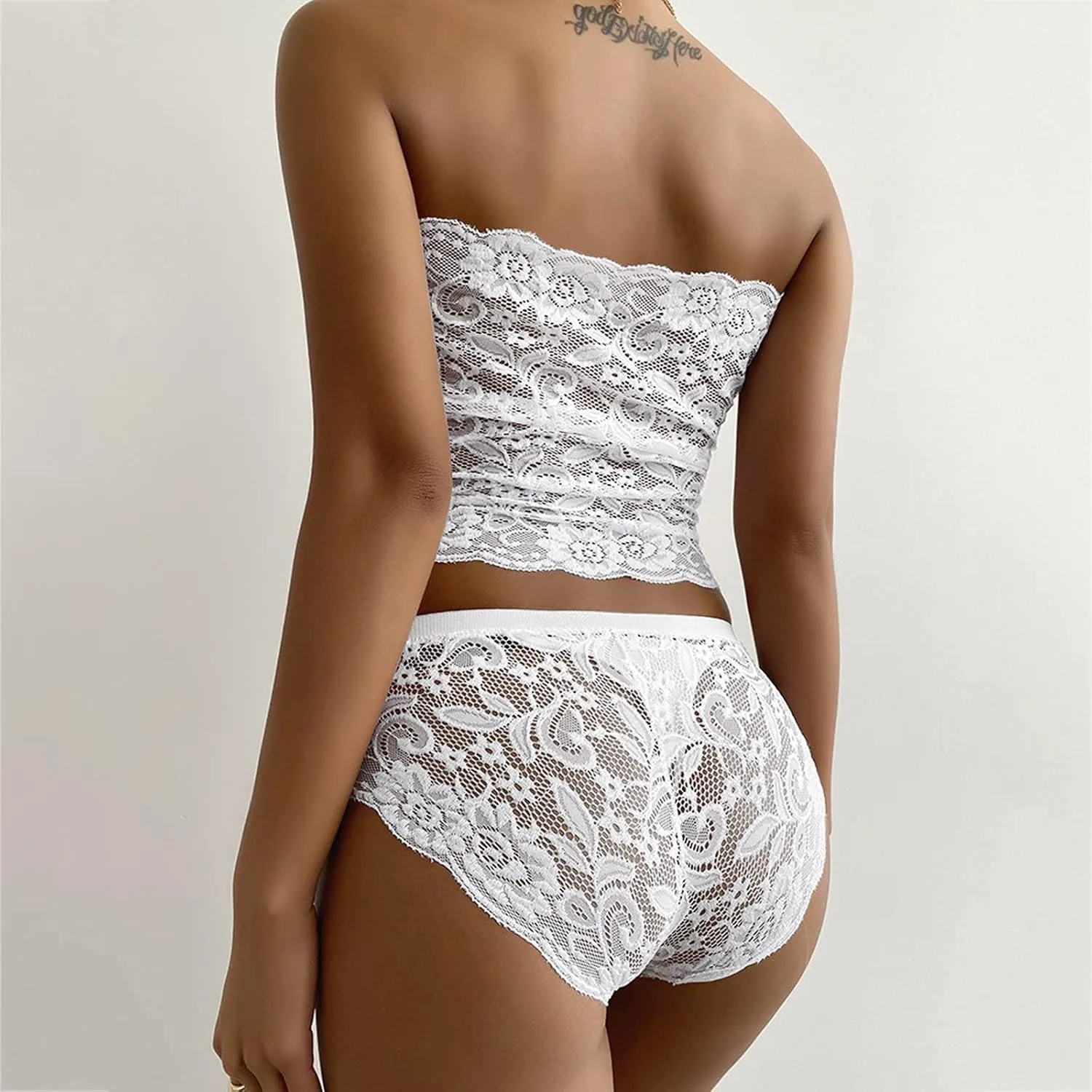Garter Belt Set Lace Underwear Chest Lingerie Up Wrapped Push Women