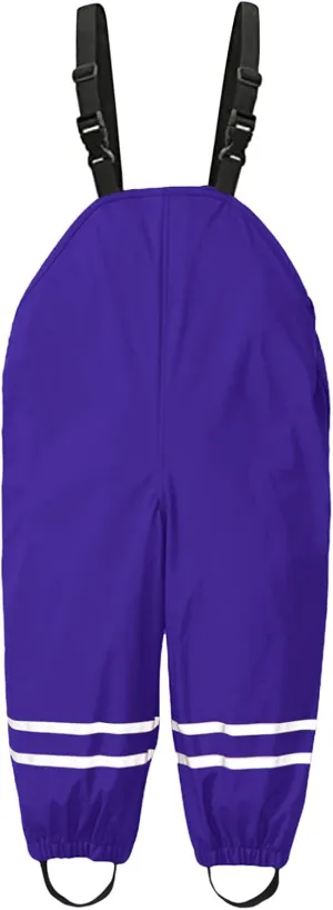 Kids Boys Girls aterproof Rain Pant Outdoor Lightweight Cozy Rainwear Mud Dirty Proof Windproof and Breathable