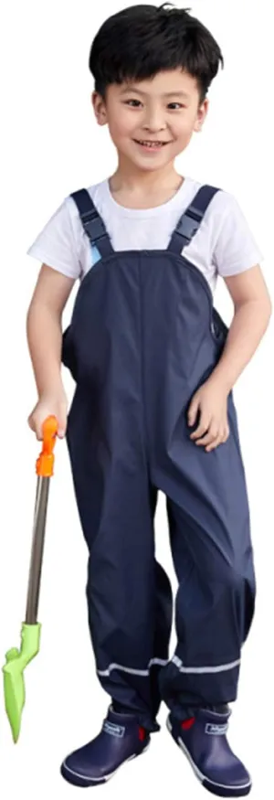 Kids Rain Pants Size 10-12 Waterproof Rain Pants for Kids Waterproof Pants Girls Boy's Girls Pants Kids Rain Bibs and Jacket