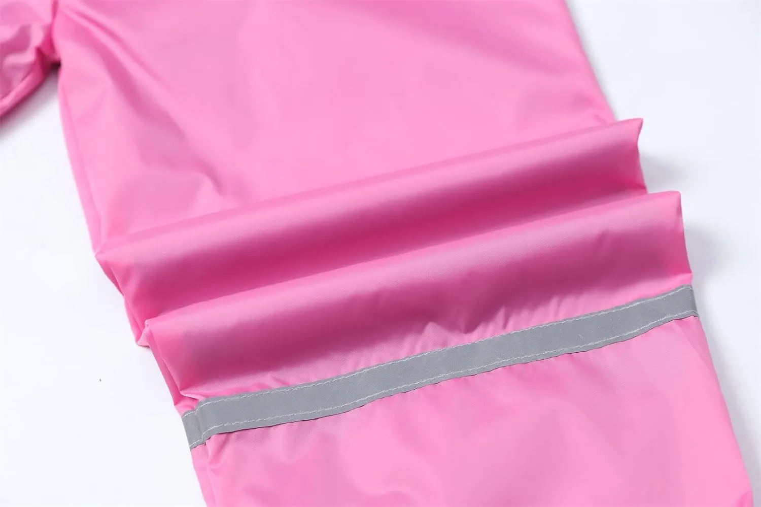 Kids Suspender Rain Pants Water-Proof Solid Color Pant Outdoors Lightweight Trousers for Boys Girls