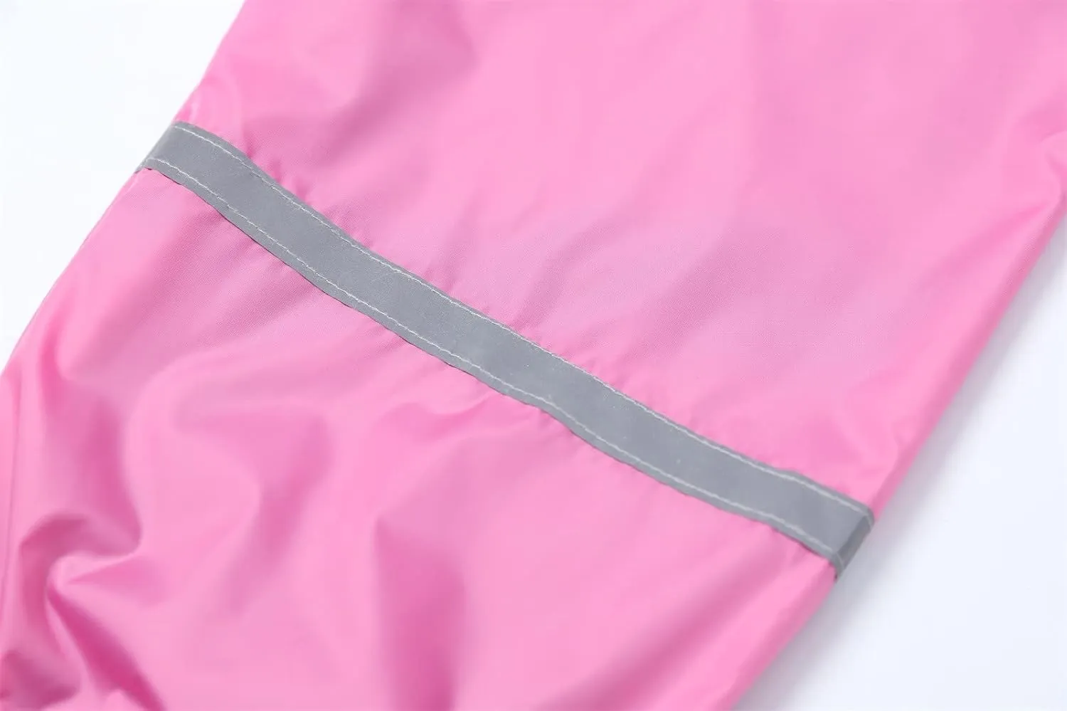 Kids Suspender Rain Pants Water-Proof Solid Color Pant Outdoors Lightweight Trousers for Boys Girls