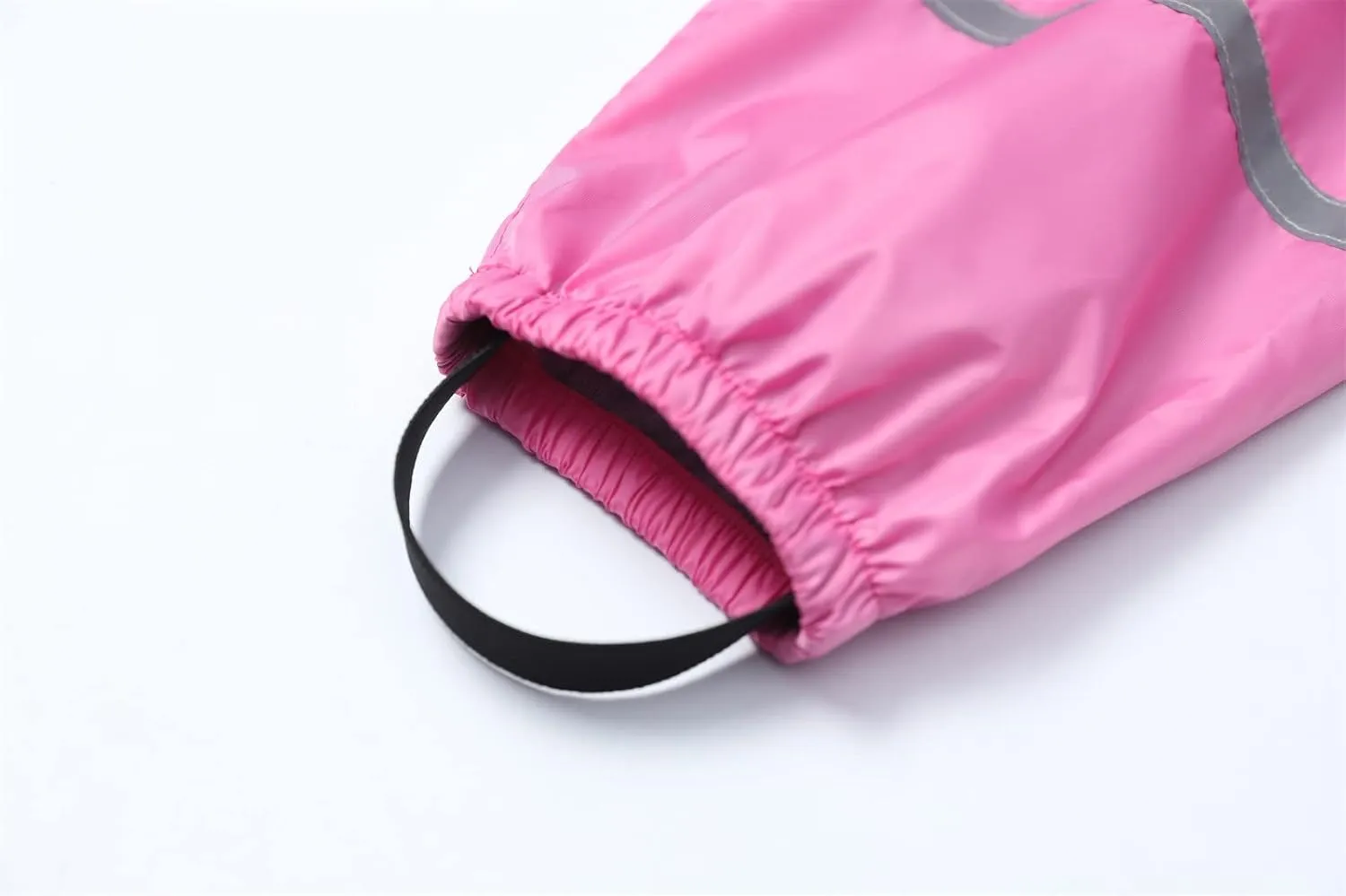 Kids Suspender Rain Pants Water-Proof Solid Color Pant Outdoors Lightweight Trousers for Boys Girls