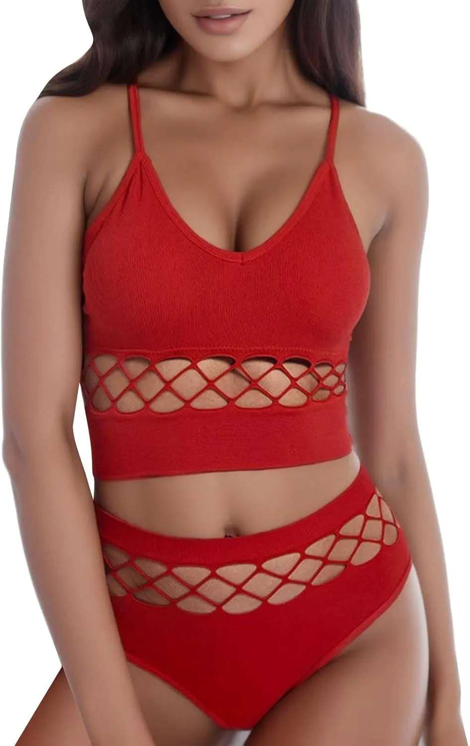 Lace Curtain Set with Suit Women s Small Chest Gathered Thin No Steel Ring Bra Plus Size Sports Action Underwear