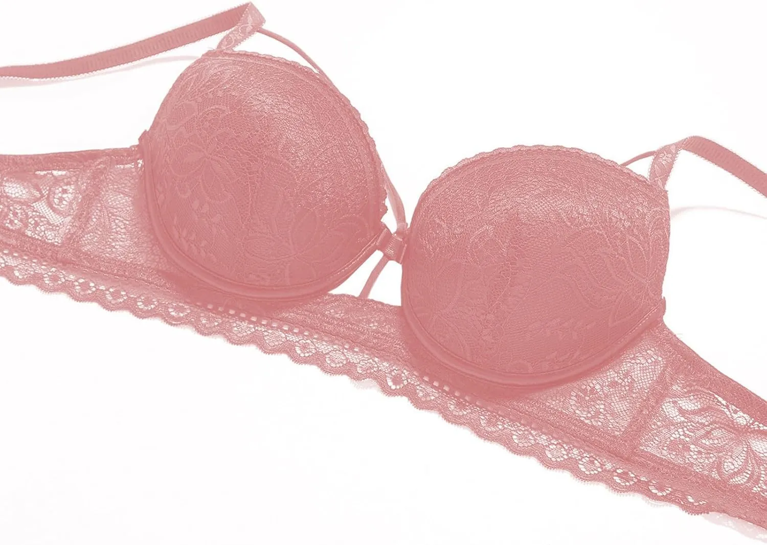 Lacing Beads Set Thin Strap Sexy Lace Push Up Bra Thong Hollow Underwear Men Pack Fruit