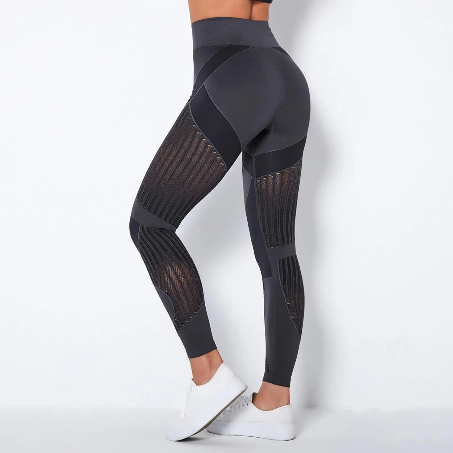 Leggings Compression Pants Women for Sports, Gym - high Waist Booty Scrunch Butt Yoga Pants, Fashion