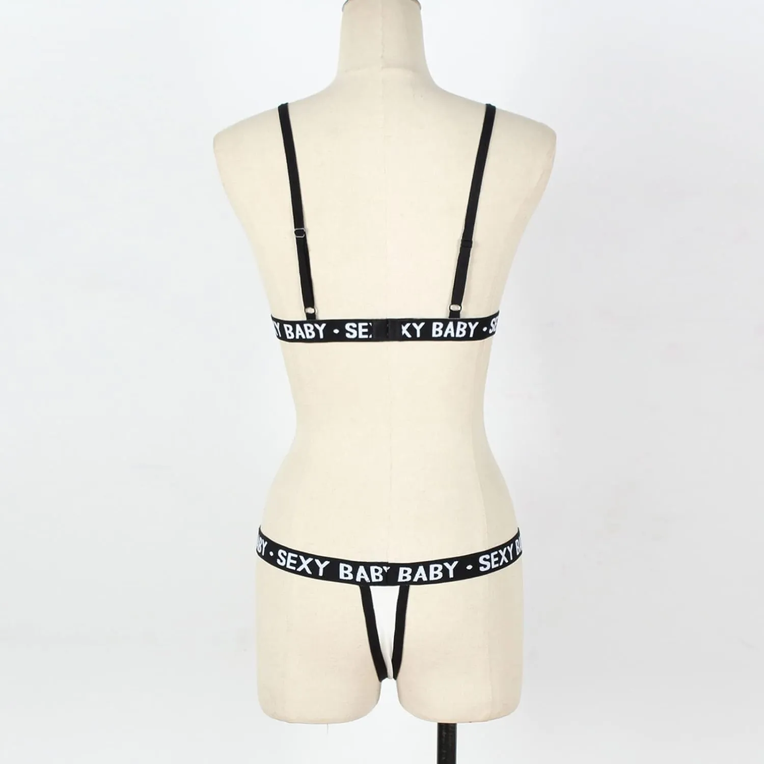 Lingerie Set with Garter Belt Sexy Lace Bralette And Panty 2 Piece Sets Curtains