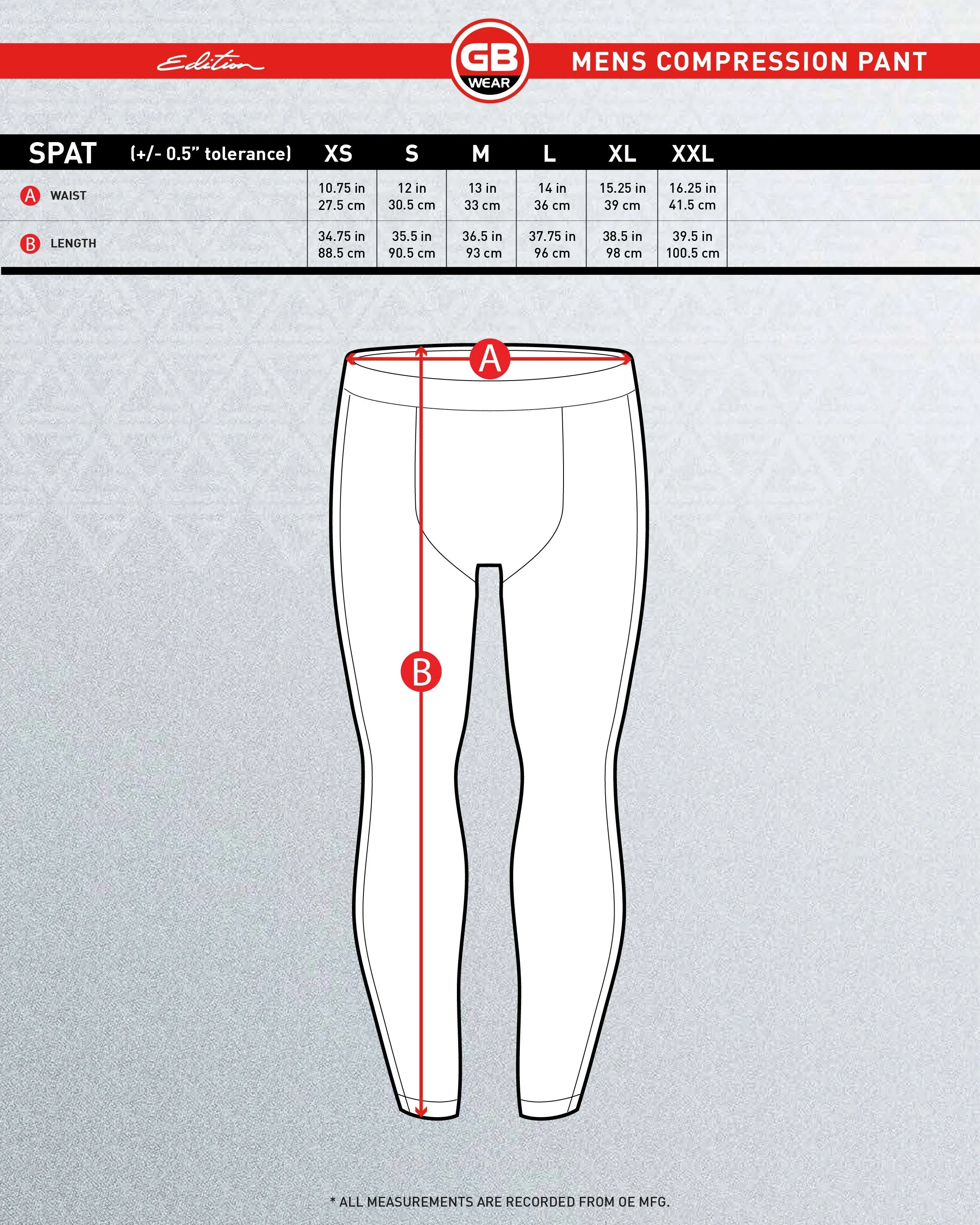 Mens Compression Pants V2 - Black