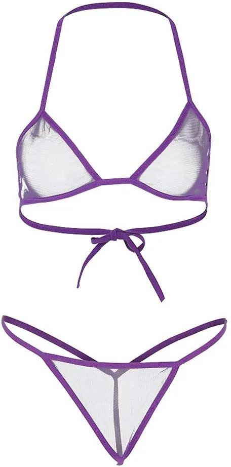 Mp Underwear Sexy Size Dressing Women 2PC Gown Plus Set  Gstring Non Lace Lingerie