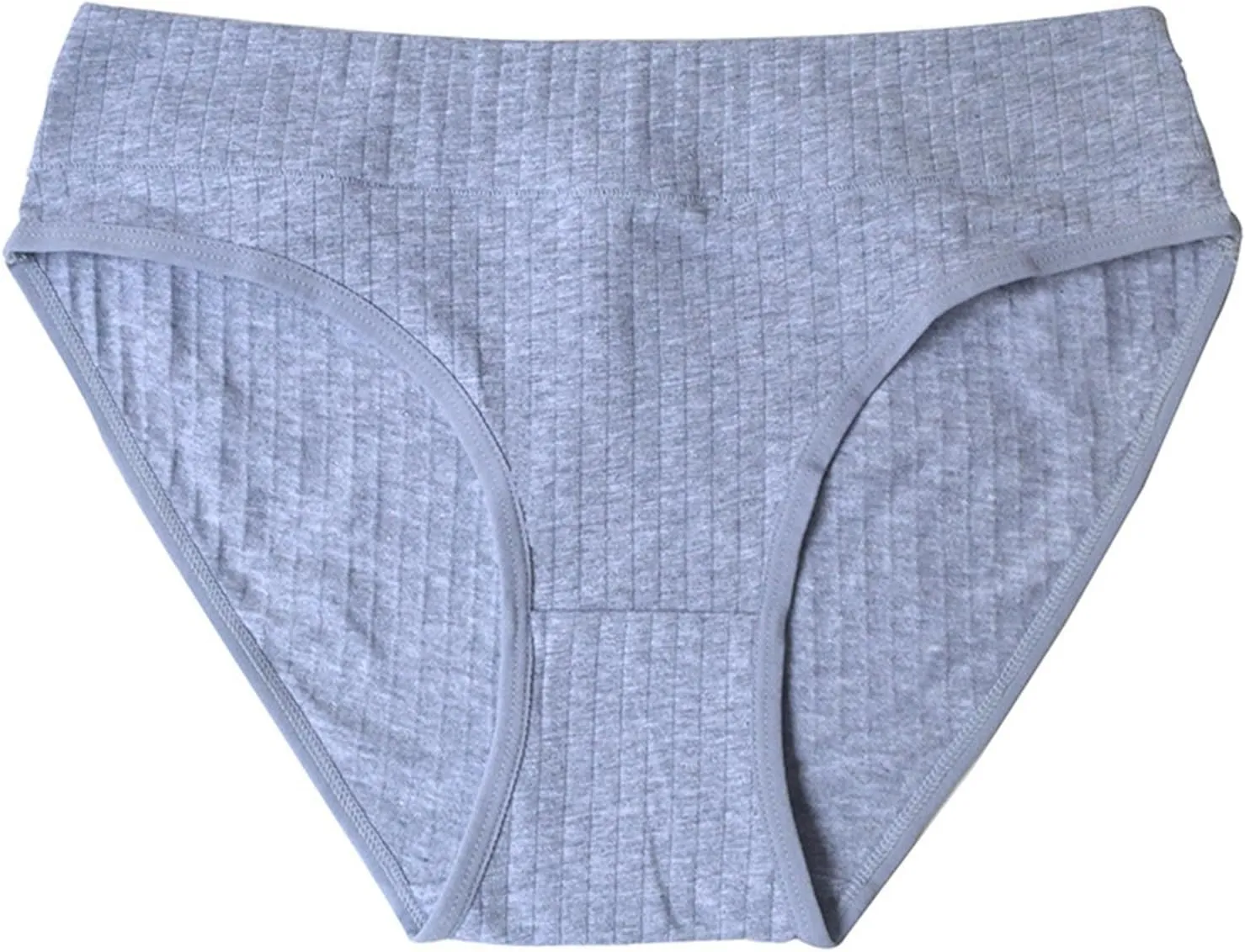 Sheer Bikini Panties Briefs Solid Color Crotch Underwear Silk Long Women