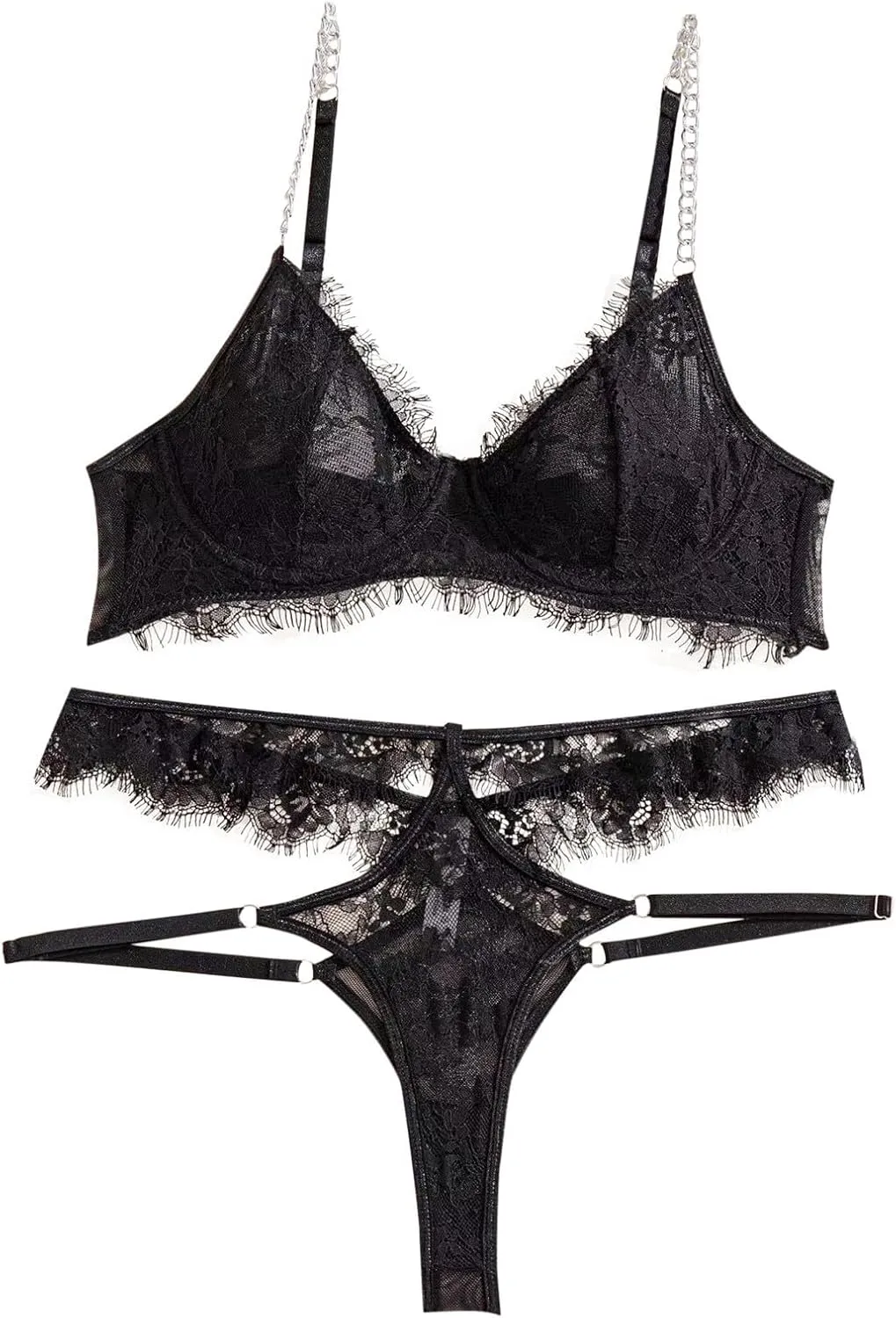 Stockings for Women Lingerie Bra Double Layer Sexy Set Lace Maternity