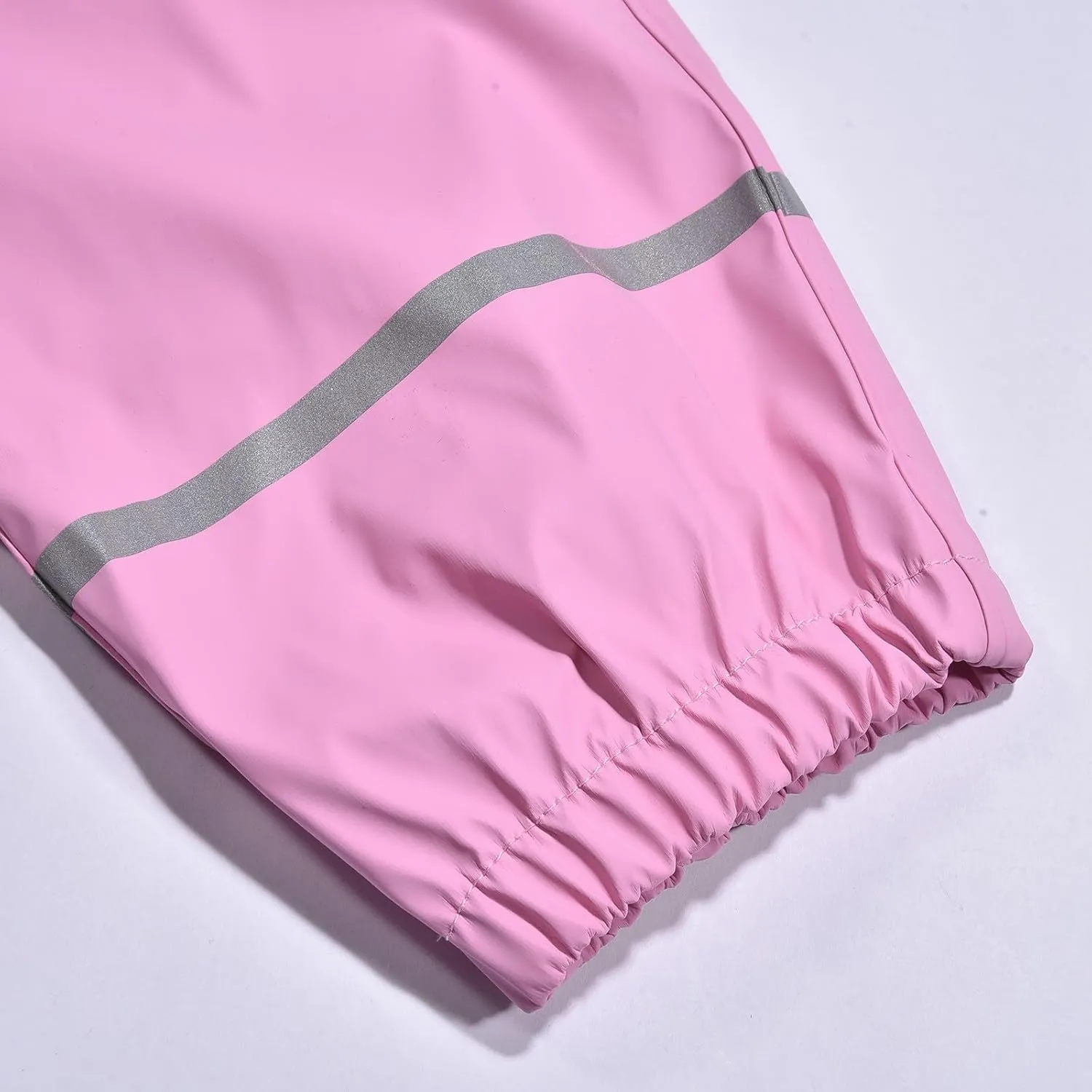 Toddler Rain Pants Kids' Waterproof Rain Pants Lightweight Reflective Rain Wear for Boys Girls 2-7 Years