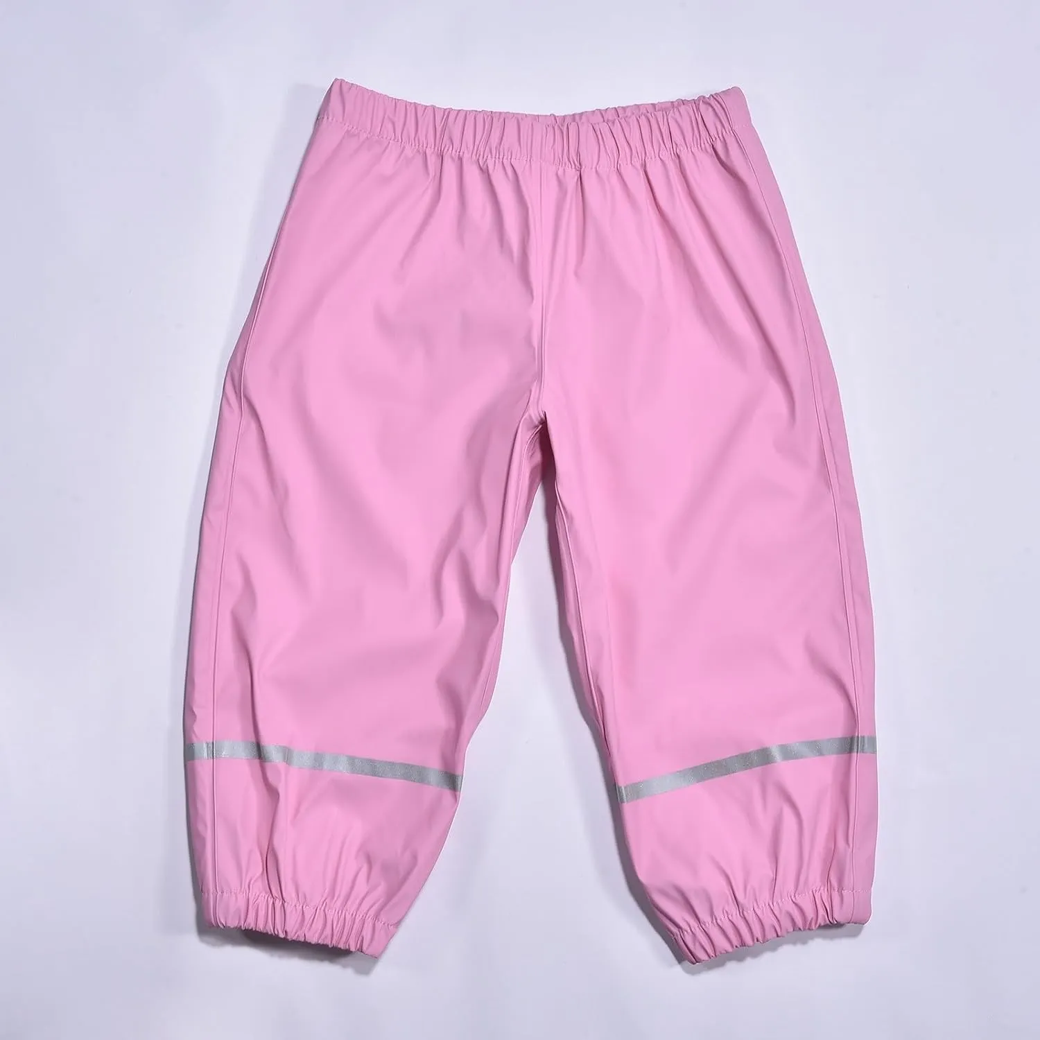 Toddler Rain Pants Kids' Waterproof Rain Pants Lightweight Reflective Rain Wear for Boys Girls 2-7 Years
