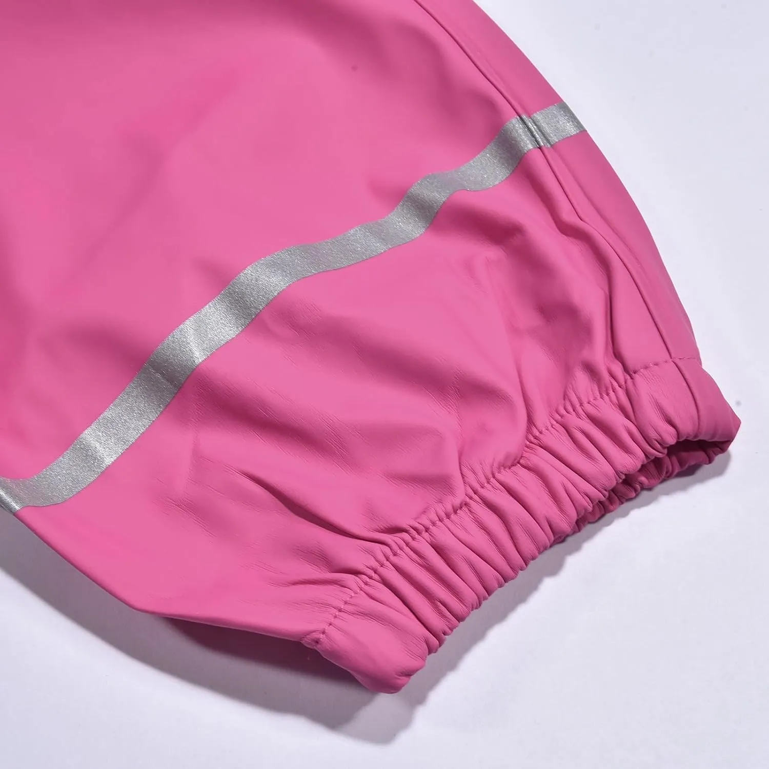 Toddler Rain Pants Kids' Waterproof Rain Pants Lightweight Reflective Rain Wear for Boys Girls 2-7 Years