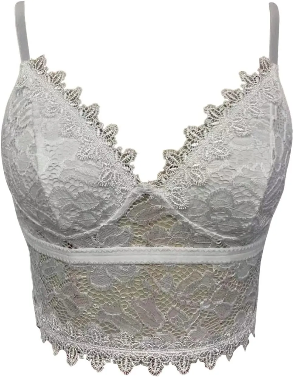 Valentine Panties Lace Floral Bralette Bralet Bra Tank Crop Underwear Sexy Lingerie with Garter Belt And