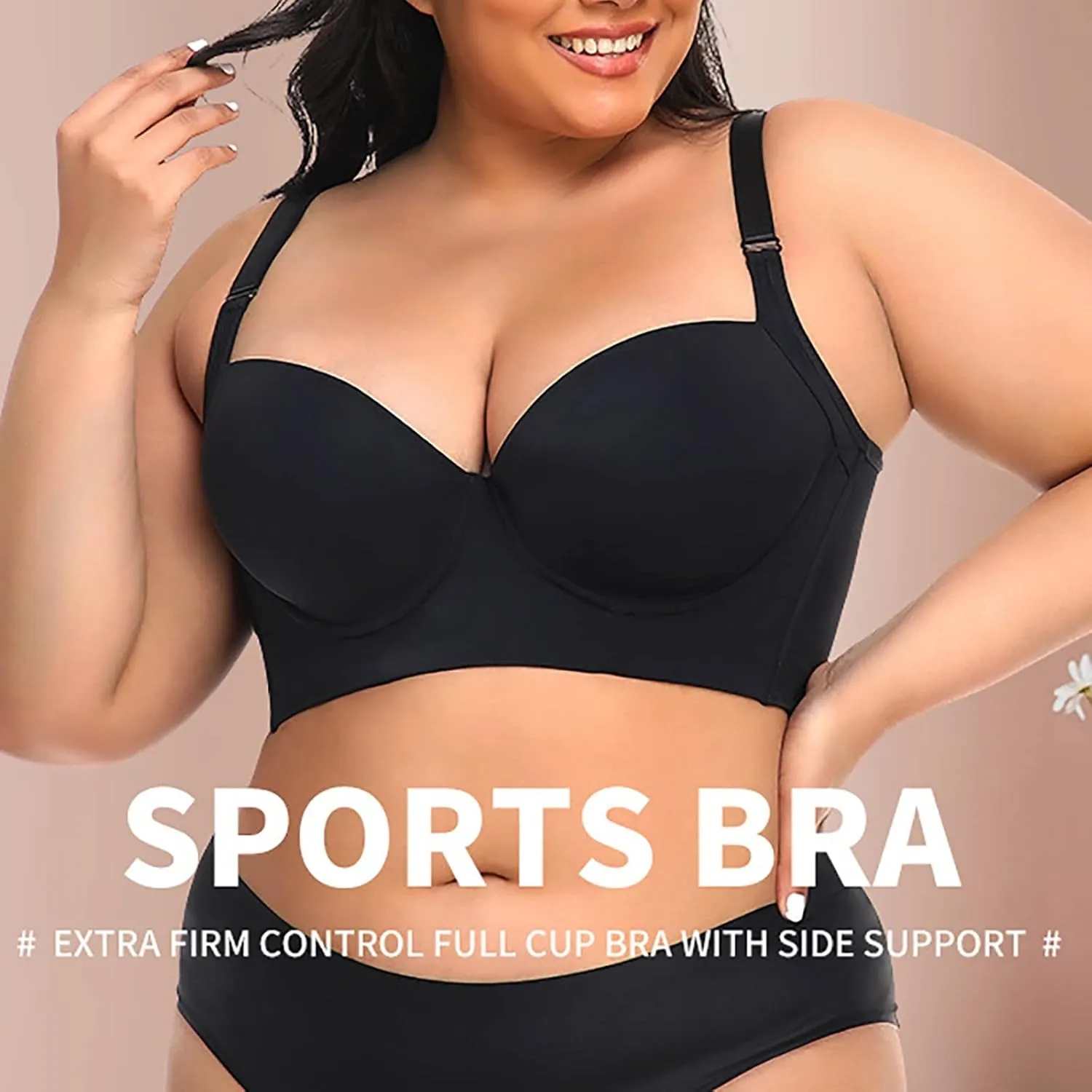 Women s Lace Camisole Short Set Body Seamless Cup Tank Top Large Size Shaping Back Long Sports Bra Underwear