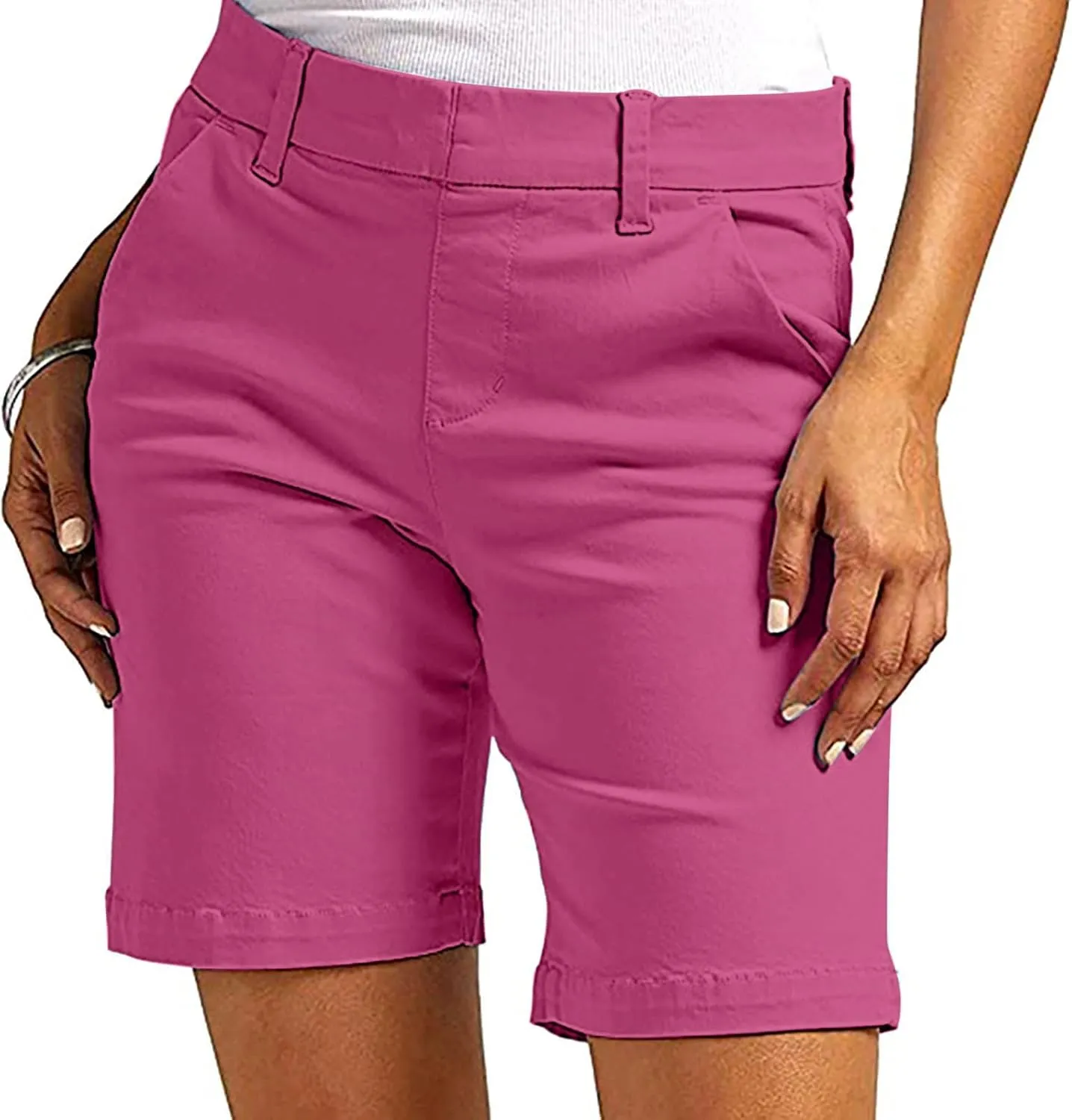 Women's Hiking Cargo Shorts Quick Dry Lightweight Summer Shorts with Pockets Workout Short for Travel Golf Camping