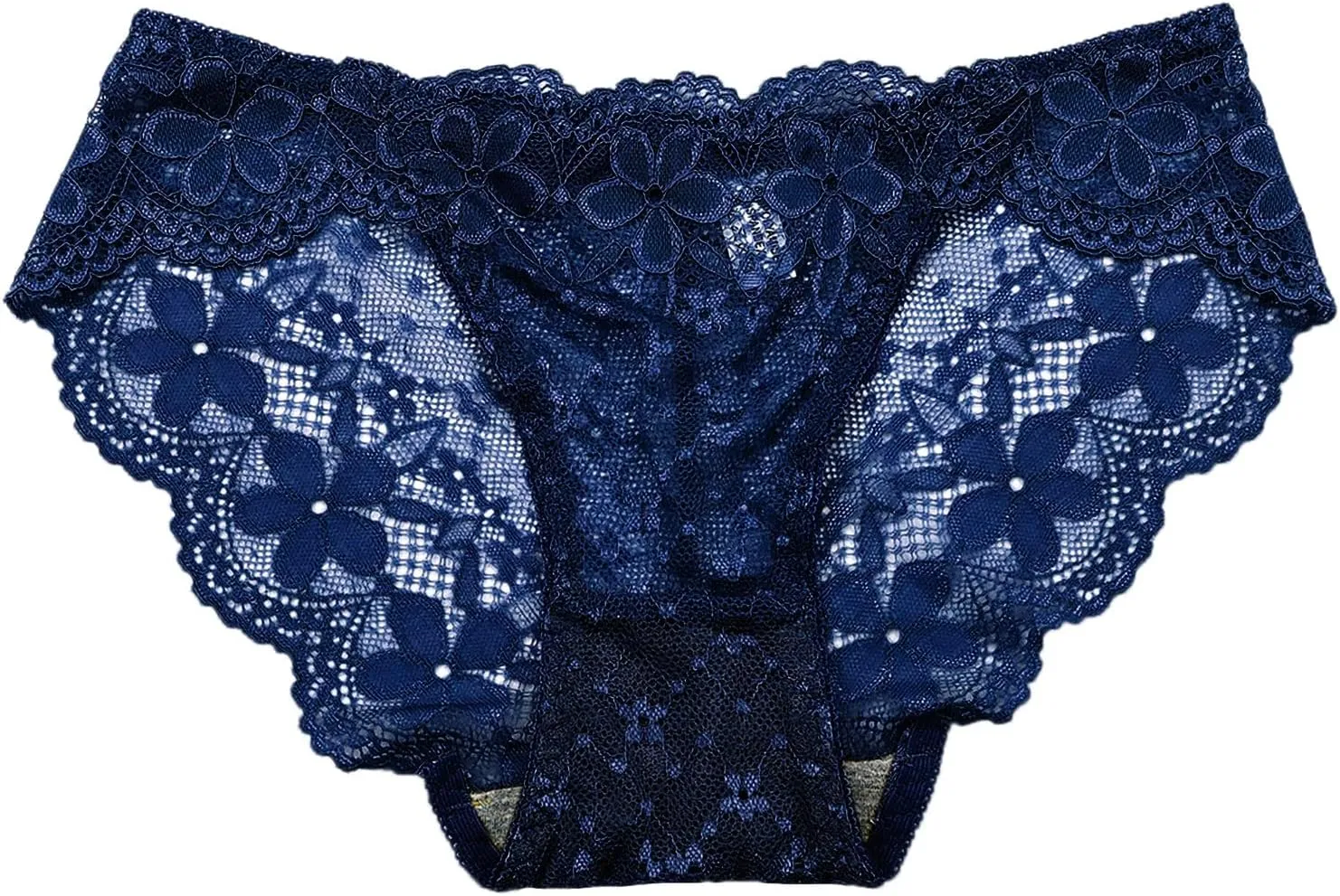 Womens Panties Pack No Show For Women Lace Panty Detail Crochet Bikini Line