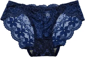 Womens Panties Pack No Show For Women Lace Panty Detail Crochet Bikini Line