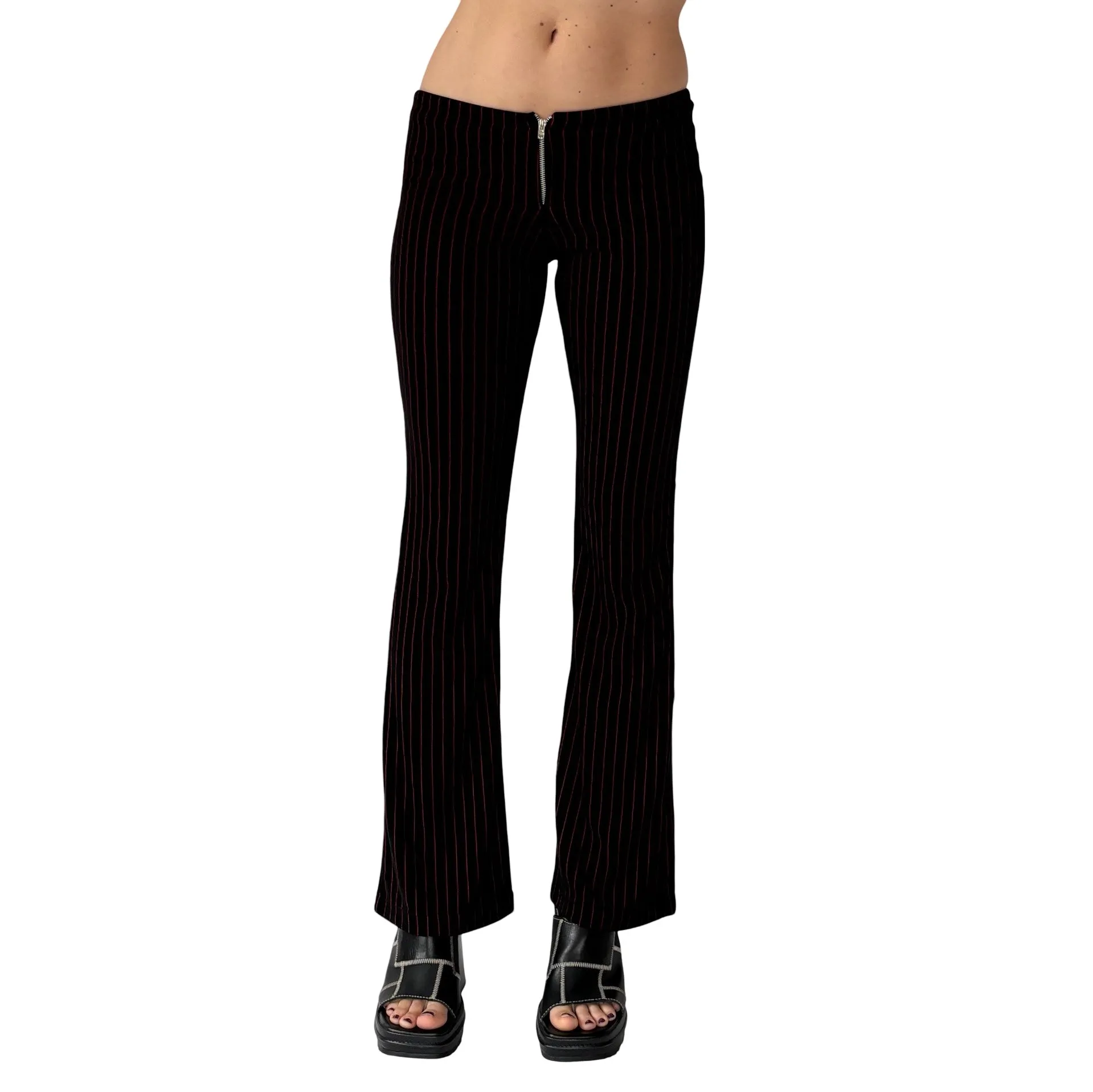 Y2K Pinstripe Flares (XS/S)