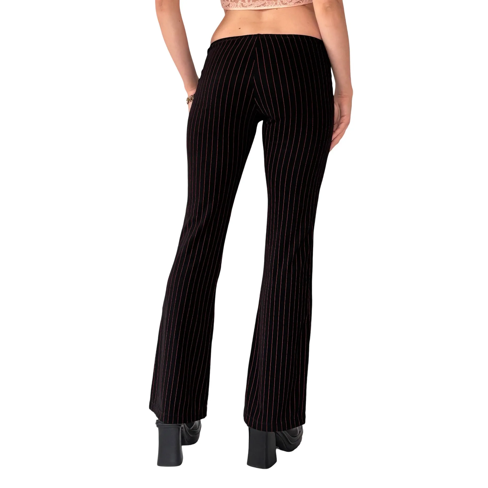 Y2K Pinstripe Flares (XS/S)