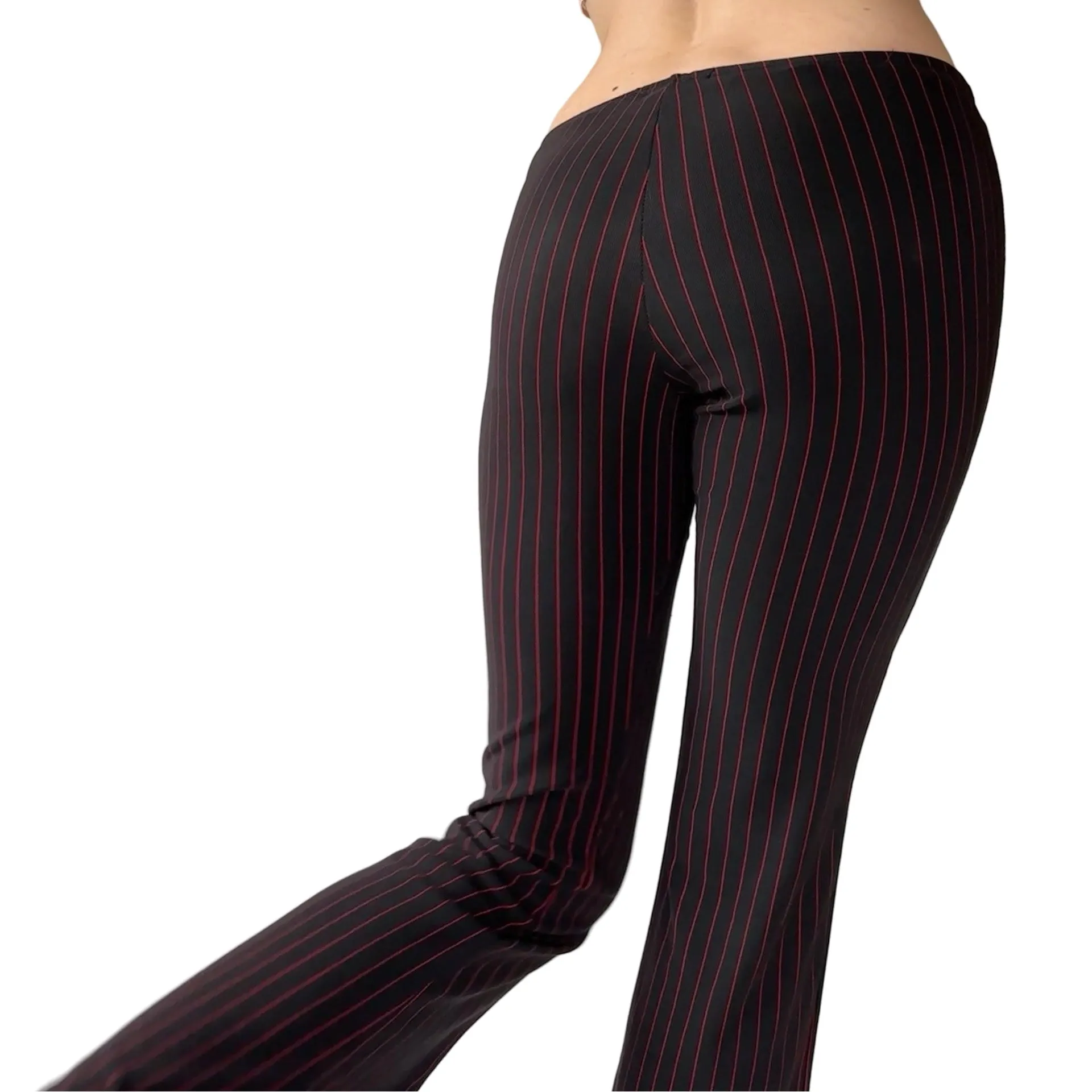 Y2K Pinstripe Flares (XS/S)