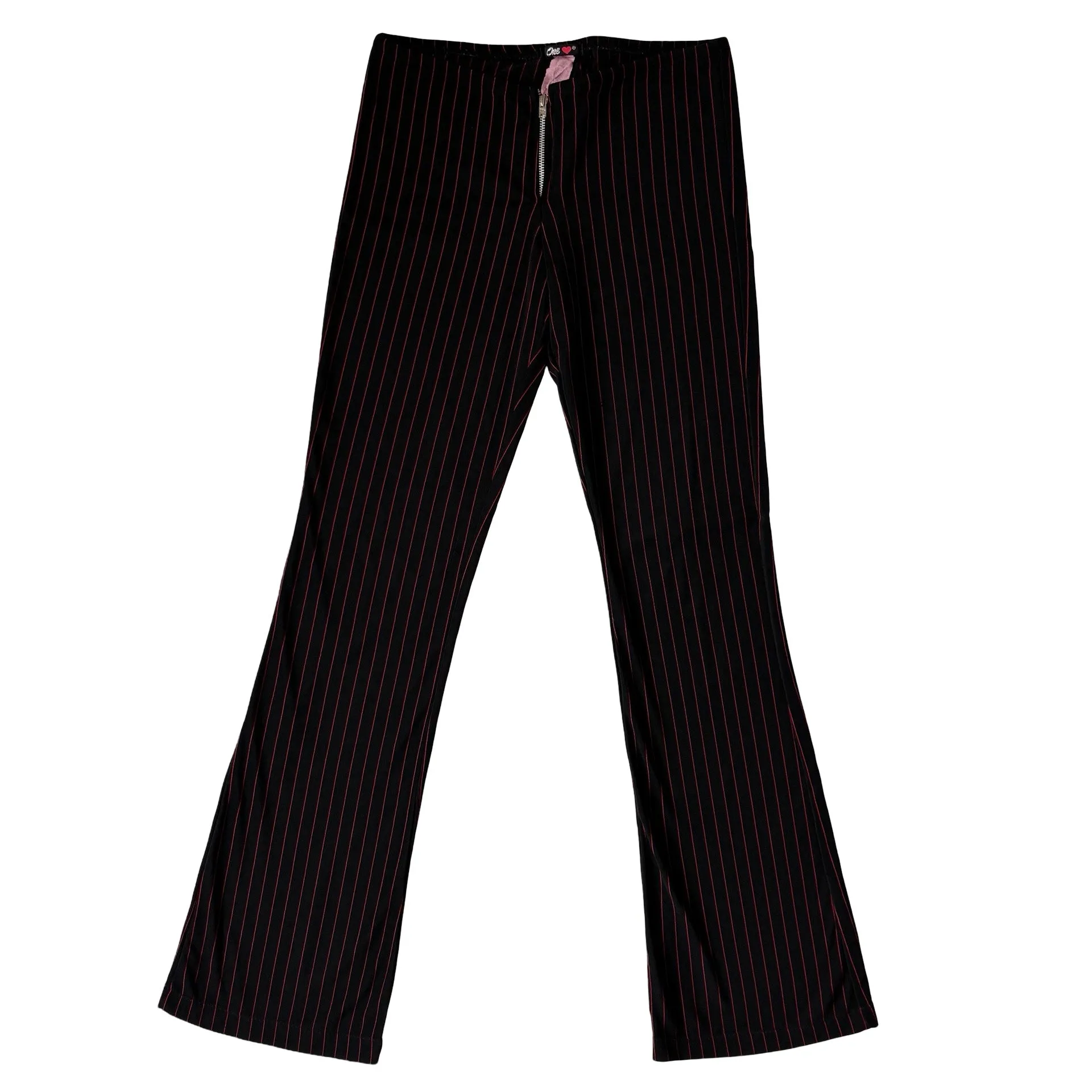 Y2K Pinstripe Flares (XS/S)